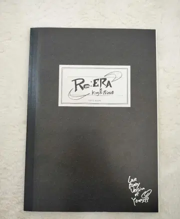 Re:ERA King & Prince 노트 CD 티아라용