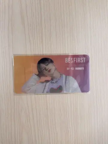 BE:FIRST 마나토 MANATO 클리어 책갈피 bye good bye