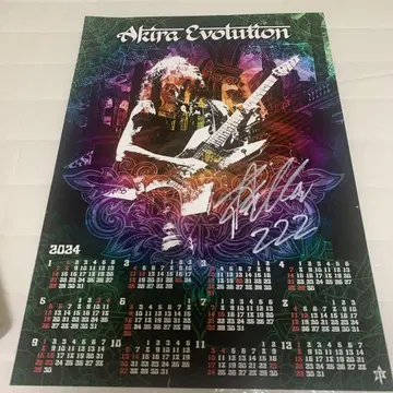 Akira Evolution 2024 달력 사인 포함 타카사키 아키라
