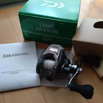 DAIWA LIGHT SW X IC SS 카운터가 장착된 낚시릴