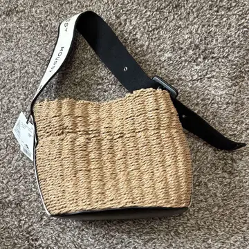 Moussy 스트로우 바스켓백