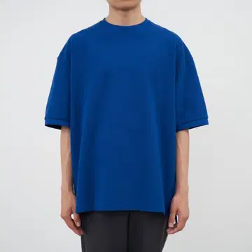 그라프페이퍼 블루 사슴 티셔츠 F 사이즈