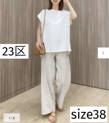 23구 ALBINI 프렌치 슬리브 티셔츠 사이즈 38