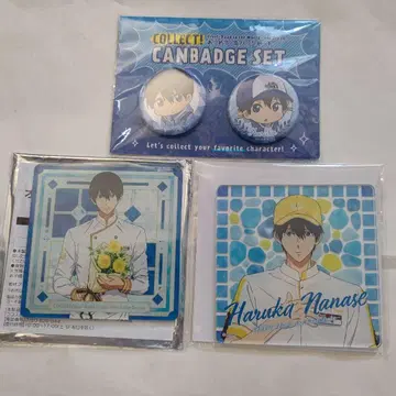 Free! 하이 스피드 모아서! 캔뱃지 세트 코코스 코스터 나나세 하야