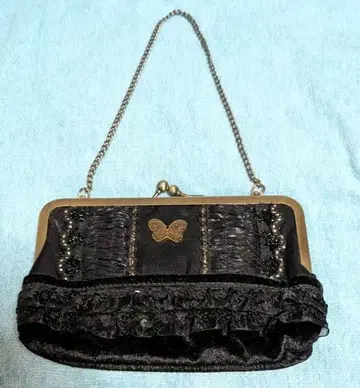 ANNA SUI 레이스 가마구치 파티 백