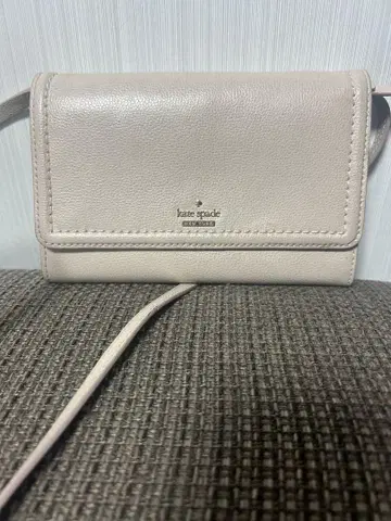 kate spade 베이지 가죽 숄더백