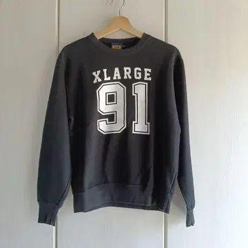 XLARGE 블랙 맨투맨 S