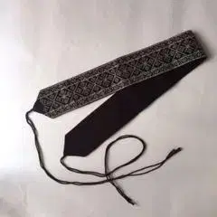 미사용 새상품 A&S Embroidery Sash Belt 자수 벨트