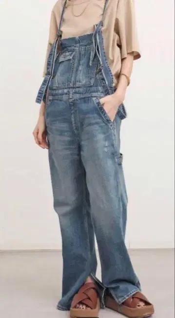 라빠르망 데님 오버롤 36