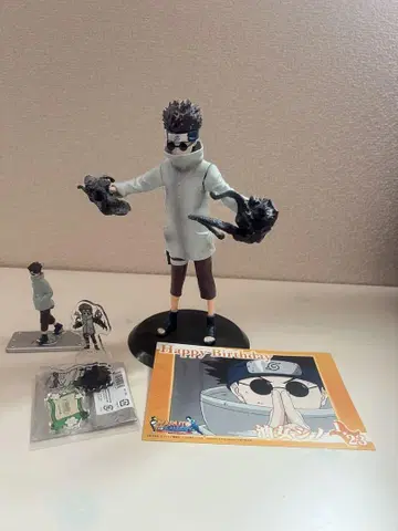 NARUTO 시노 피규어 세트 생일 카드 포함