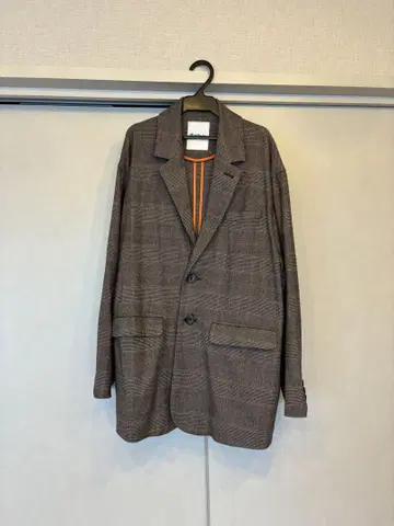 &ellecy 체크 무늬 자켓