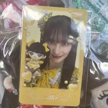 초도키메키 선전부 스가다 아이키 봉제 인형 폴라로이드 카드