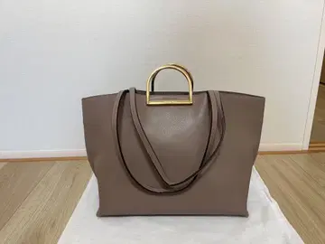 Samantha Thavasa 천연 가죽 백 브라운 토트