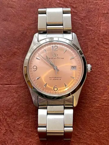 [새상품급] 오리엔트 스타 21석 살몬 핑크