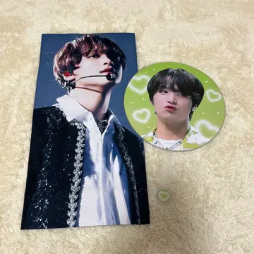 nct 헤찬 슬로건 부채 2개 세트
