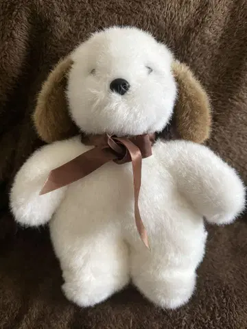 일본제 레트로 개 봉제 인형 Nick.Nick SANDAI&COPP