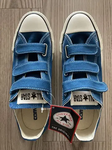 컨버스 올스타 3 벨트 벨크로 로우 컷 24cm 내추럴