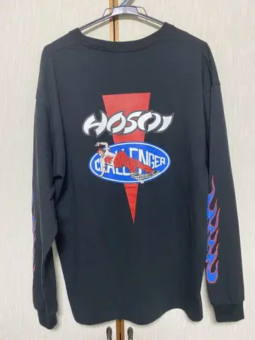 챌린저 롱 T HOSOI 블랙
