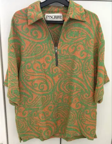 INSCRIRE 안스 클리어 Big Paisley Pullover 38