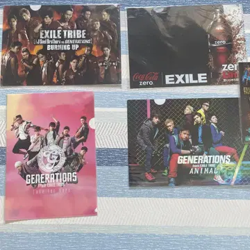 EXILE TRIBE & GENERATIONS 클리어 파일 세트