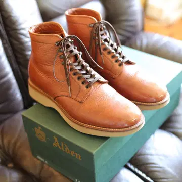 ALDEN 45820H 그레인 카프 맨슨 부츠 7E 플레인토