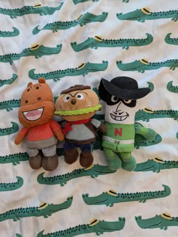 애니메이션 캐릭터 봉제 인형 3종 세트
