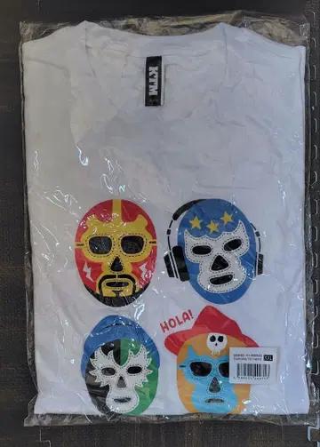 FOUR MASK TEE / WHITE 2XL
