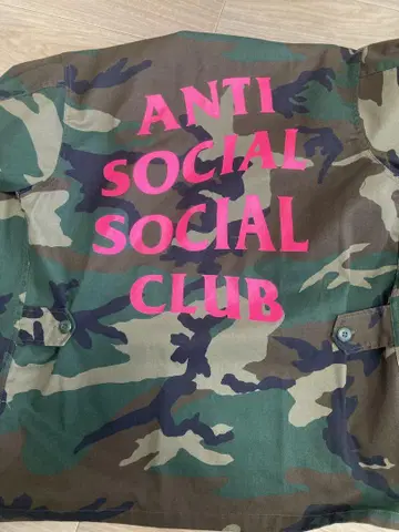ANTI SOCIAL SOCIAL CLUB 카모플라쥬 자켓 S