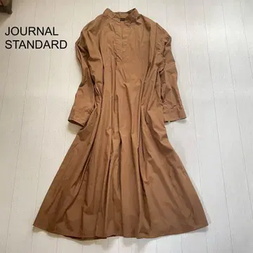 JORNAL STANDARD 스키퍼 A 라인 원피스 브라운