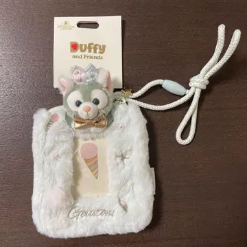 상하이 디즈니 벌스데이 젤라토니 카드 홀더 카드 케이스 스트랩 포함