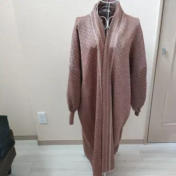 ZARA 자라 가운 가디건 브라운