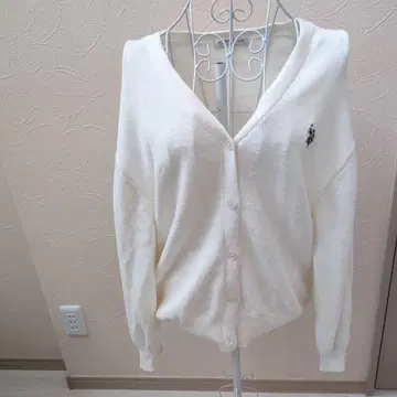 U.S. POLO ASSN. 화이트 가디건