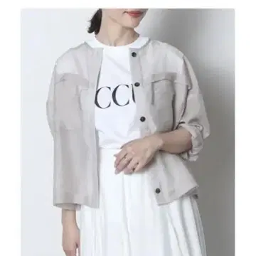 meri 미리 시어 자켓 아이스 그레이