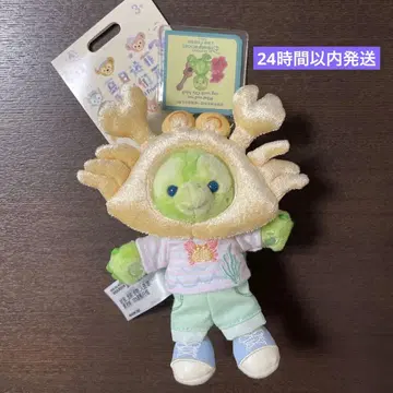 상하이 디즈니 썸머 크랩 오멜 봉제 인형 키체인
