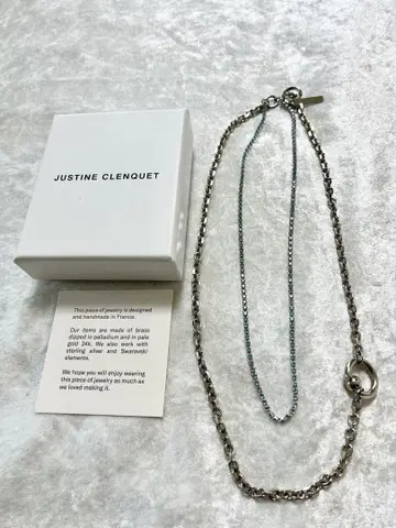 레어 Justine Clenquet 2피스 목걸이