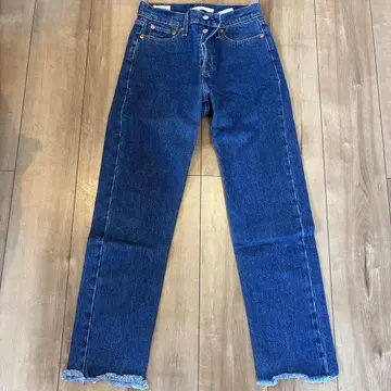 LEVI'S PREMIUM WEDGIE STRAIGHT 26 다크 블루