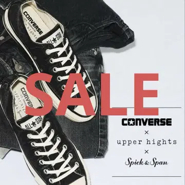 컨버스 upperhights spick 콜라보 데님