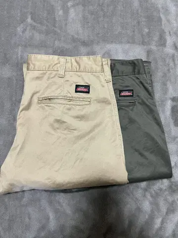 구제 의류 디키즈 치노 팬츠 2색 세트 허리 약 95cm