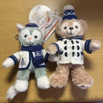 고양이와 곰의 겨울 스트랩