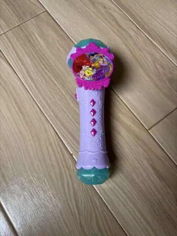 디즈니 프린세스 마이크 모양의 완구