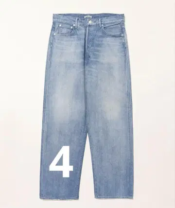 25SS 오라리 셀비지 데님 와이드 팬츠
