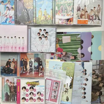 나니와단시 CD 클리어 파일 팬클럽 뉴스레터 포토 카드 묶음 판매