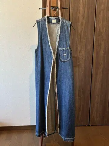 Lee 데님 롱 베스트