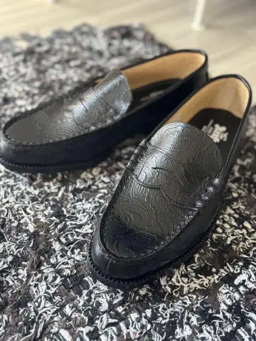 KENFORD EMBOSSED LOAFERS 페이즐리 25.5cm