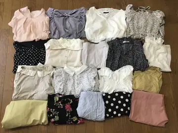봄/여름 의류 여성용 묶음 판매 18점 시마무라 허니즈 등 귀여운 스타일