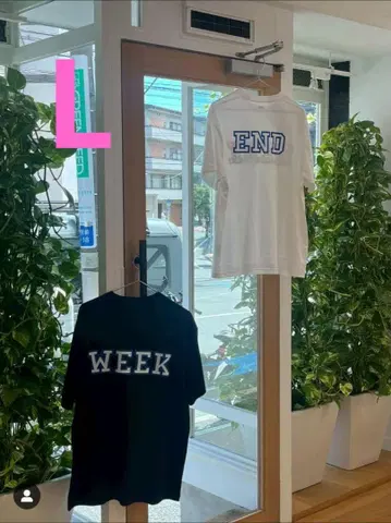 weekend sequel 티셔츠 FRAGMENT L 블랙 black