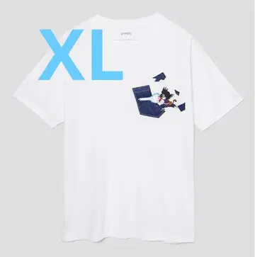 XL 사이즈 드래곤볼 '에네르기파' 티셔츠 그라니프 화이트