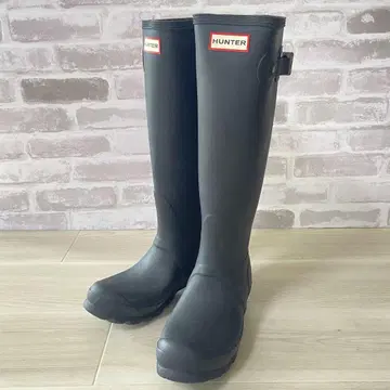 헌터 레인 슈즈 레인부츠 장화 23cm 롱 레인슈즈 EU37