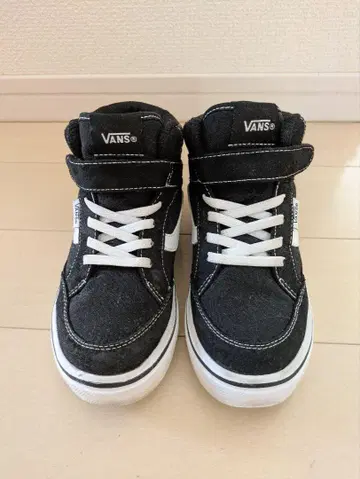 새상품급 VANS 블랙 하이컷 스니커즈 21cm