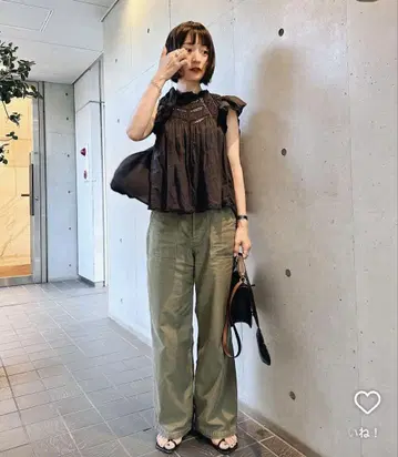타카야마 미야코 씨 착용 sewnewyork 블라우스